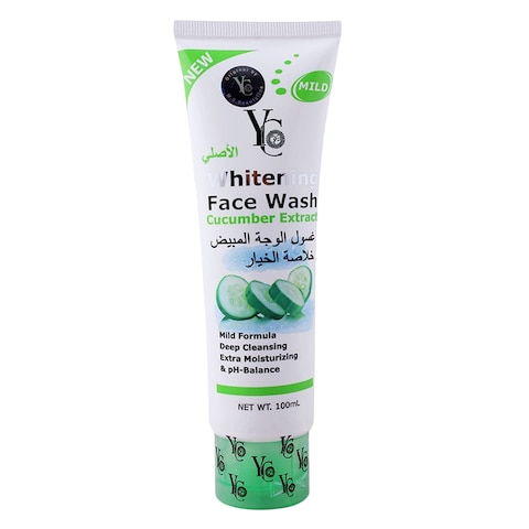 Yc Whitening Face Wash Cucumber Extract 100ml