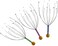 Findtop 3Pcs Handheld Scalp Massager Massage Head Claw