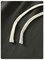 Mei Stylish Unisex Side Split Straight Long Track Pant, S Size, Black &amp; Cream