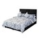 In House Granada Velvet Bed Frame - Queen - 200x140 cm - Black