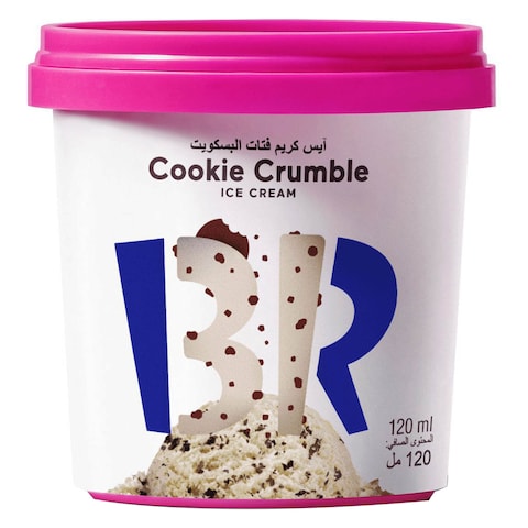 Buy Baskin Robins Cookie Crumble Ice Cream 120ml in UAE