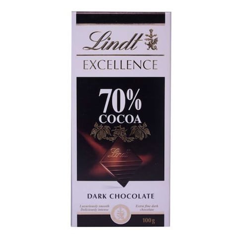 Lindt Excellence 70% Cocoa Dark Chocolate 100g