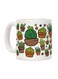 muGGyz Printed Ceramic Coffee Mug White 11Ounce
