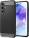 Spigen Rugged Armor designed for Samsung Galaxy A55 case cover (2024) - Matte Black