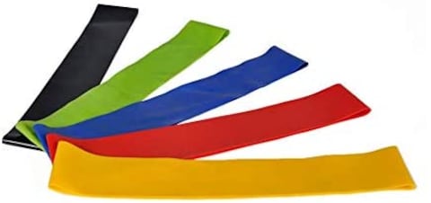 Generic Yoga Resistance Rally Belt Fitness Latex Grip Elastic Band