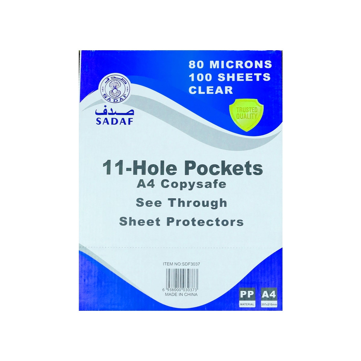 Buy CLEAR SHEET PROTECTORS A4 100 SHEETS 80 MICRONS TOP LOADING PAGE ...