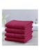 Princess 4-Piece Fast Absorbent Hand Towel Set, Fuschia Pink 40 X 70cm