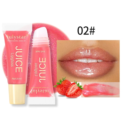 Smooth Gloss Juice Lip Gloss Hydrating Lip Gloss Infused with Delicious Fruit Flavors - 5 ml