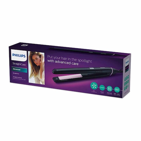 Philips StraightCare Hair Straightener - All Hair Types - BHS674