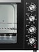 Nobel 7 In 1, 120 Liters Electric Oven With 4 Control Knobs, And Double Glass, 70-250&deg; AdjustableTemperature Control, 120 Min Timer With Bell Ring, 2 M Shape Heating Elements, 2800W NEO135PRO Black
