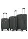 Giordano Softside Luggage Trolley 3 Pcs Set, Grey