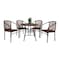 Alameya Rattan Set 4 Chairs +Table