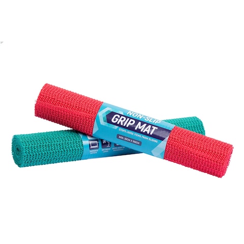 Non Slip Grip Mat Blue 30x150cm