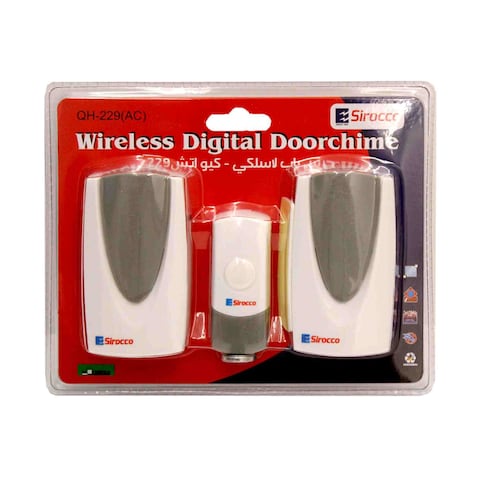 Sirocco Wireless Digital Doorchimel QH-229(AC)