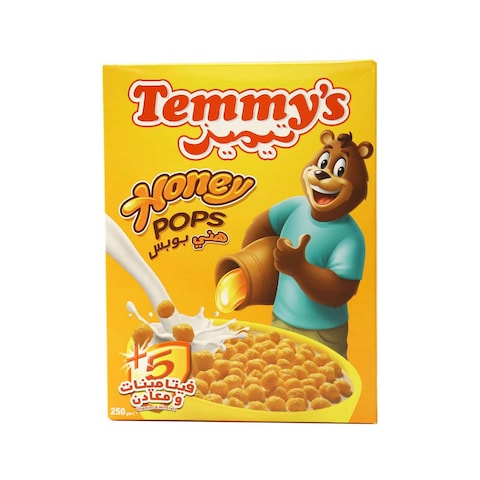 Temmy&#39;s Honey Pops Breakfast Cereal - 250 gram