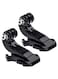 Ozone - 2 x J-Hook Buckle Vertical Surface Mount Adapter For GoPro Black