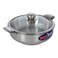 Mex Stainless Steel Hop Pot Glass Lid