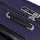 Eminent Hard Case Large Checked Travel Bag Luggage Trolley Polypropylene Lightweight 4 Quiet Double Spinner Wheels Suitcase With TSA Lock B0002 Purple