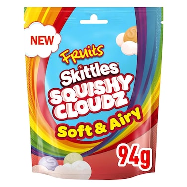 Wrigley&#39;s Skittles Squishy Cloudz Fruits Candy 94g