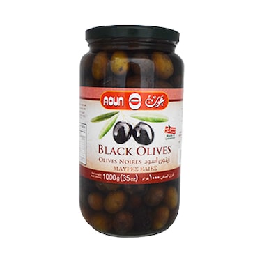 Aoun Black Olives 1000GR