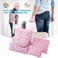 Sky-Touch 6Pcs Set Travel Luggage Organizer Packing Cubes Set Storage Bag Waterproof Laundry Bag Traveling Accessories - Pink