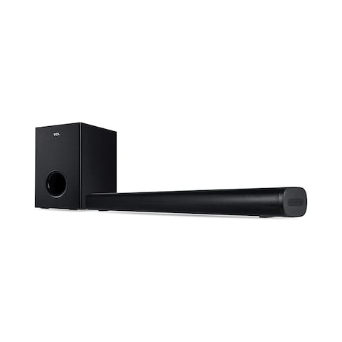 TCL TS3010 2. 1 Sound Bar System With Wireless Subwoofer 2. 1 Channel 160W Black