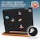 Moxedo Rugged Protective EVA Silicone Kids Case Cover, Shockproof DIY 3D Cartoon Pattern With Pencil Holder, Stand And HAndle Grip Compatible For Apple iPad 2021 (9th Gen) 10.2 inch (Black)