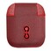 Cygnett Tekview Protective AirPods Case With Suprior Impact Absorption, Slip-Resistant Fabric For Easy Hold, Protective Hard Case Cover Portable- For Airpods Gen 1 &amp; 2 Wireless Charging Case - Red
