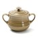Fissman Ceramic Sugar Bowl Beige Crackle Brown
