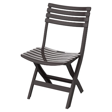 Cosmoplast Folding Chair Dark Brown 40x35x78cm