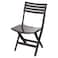 Cosmoplast Folding Chair Dark Brown 40x35x78cm