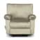 In House Velvet Rocking Recliner Chair - Light Beige - H1