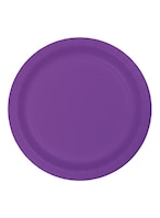 Buy 24-Piece 7inch Purple Paper Plates in UAE