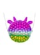Generic 2-In-1 Stress And Anxiety Relief Push Pop Bubble Silicone Unique Fidget Toy Shoulder Bag