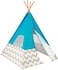 Kidkraft 223 Turquoise Deluxe Play Teepee For Kids Children, 162cm Tall For Indoor And Outdoor