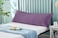 KLUB LINEN  Long Body Pillow 1pc, Fabric: 100% Polyester 85 GSM Microfiber 1 cm Stripe Super Soft, Filling: 1300 gm Hollow Fiber Comfort, Breathable &amp; Ultra Soft Size: 45 x 120 cm, Color: Lilac