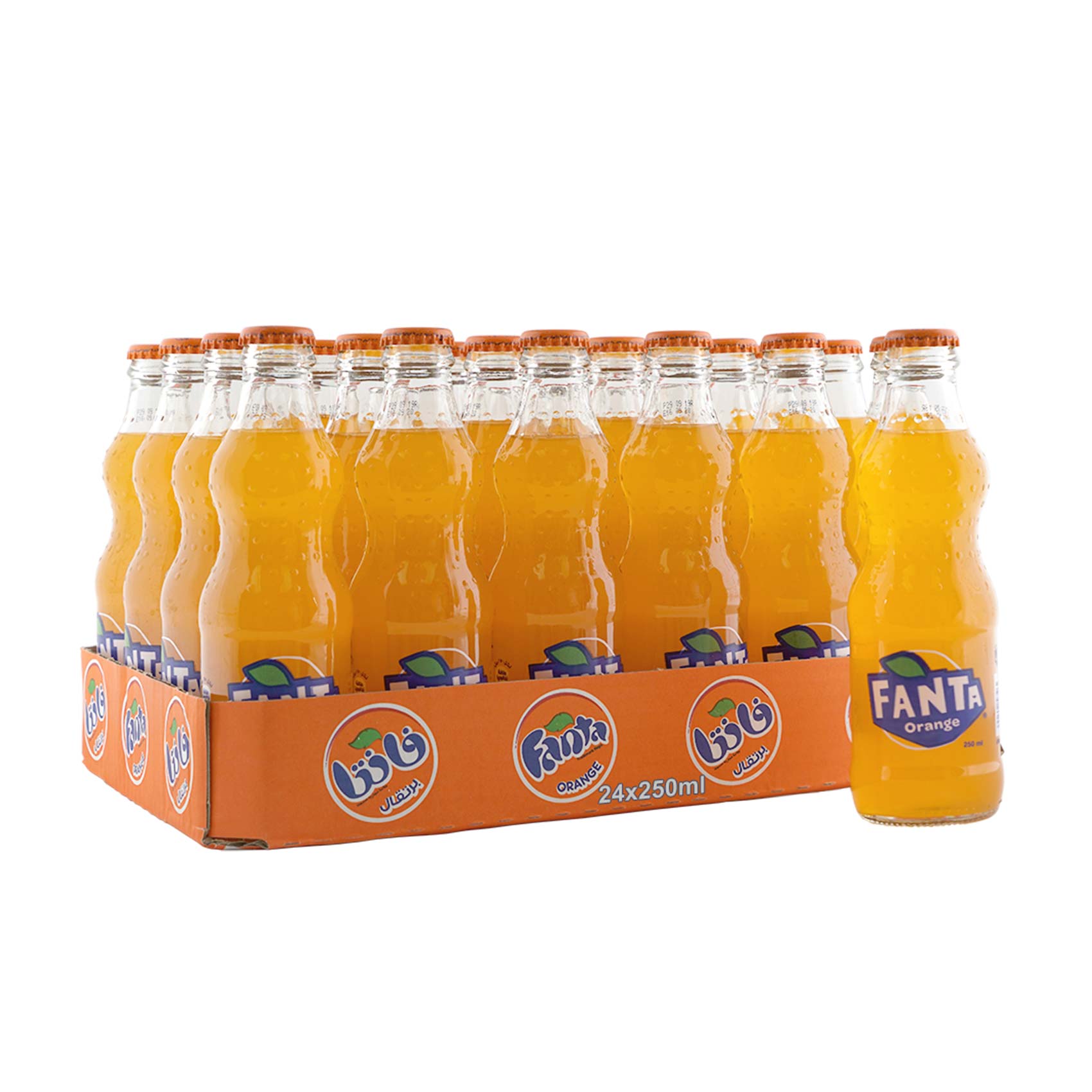 Fanta Orange Soft Drink Bottle 250ml x24