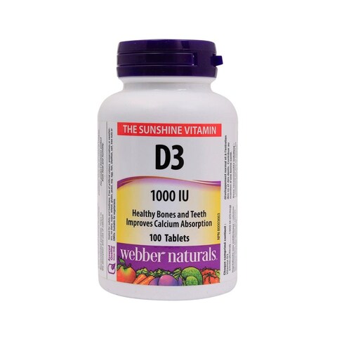 Webber Vitamin D 1000IU 100 Per Pack