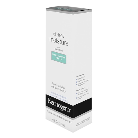 Neutrogena Oil Free Moisturiser With Sunscreen 118ml