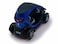 Renault Twizy, Blue - Kinsmart 5111D - 5" Diecast Model Toy Car, but NO Box