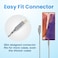 USB-A to USB-C Remson Rapid-Link USB Type C Nylon Braided Cable Fast Charge &amp; Data Sync Compatible with Galaxy S21,S20,S10,Note 10/9,A51,A11,Switch,Pixel,LG &amp; more 2m