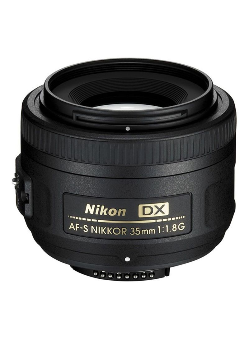 Nikon AF-S DX Nikon 35mm f/1.8G Lens For Nikon DSLR Cameras Black