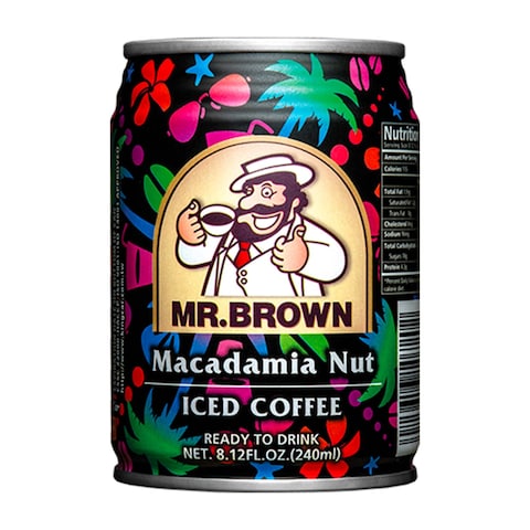 Mr Brown Iced Coffee with Macadamia - 240 ml
