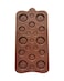 Decorating Molds Button Shaped Silicone Moulds, Cupcake Decor Baking Tool for Fondant Chocolate Candy Paste Sugar Craft