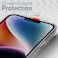 Moxedo Lite Crystal-Clear Protective Case with 9H Tempered Glass Screen Protector compatible for iPhone 14