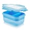 M-Design Lunch Set - 1.1L Lunch Box with 500ml Water Bottle and 3-Piece Cutlery Set - Blue