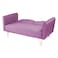 In House Rosela 2 In 1 Sofabed Velvet Upholstered - Light Purple