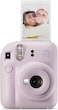 Fujifilm Instax Mini 12 Instant Camera - Lilac Purple + 1 Pack Film