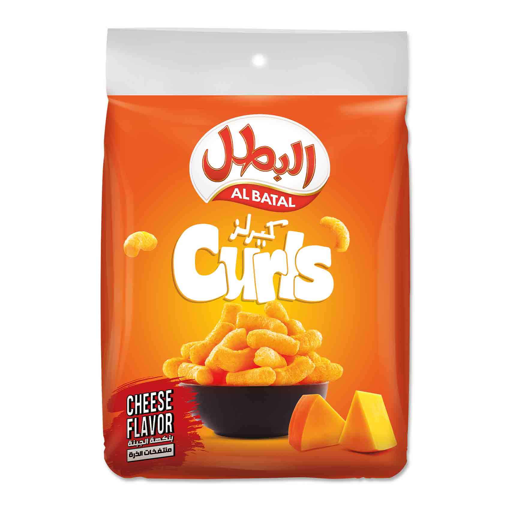 البطل كيرلز منتفخات الذرة بطعم الجبن 18جرام ×20