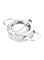 Generic Stainless Steel Dumplings Mold Silver 134X93X45Millimeter